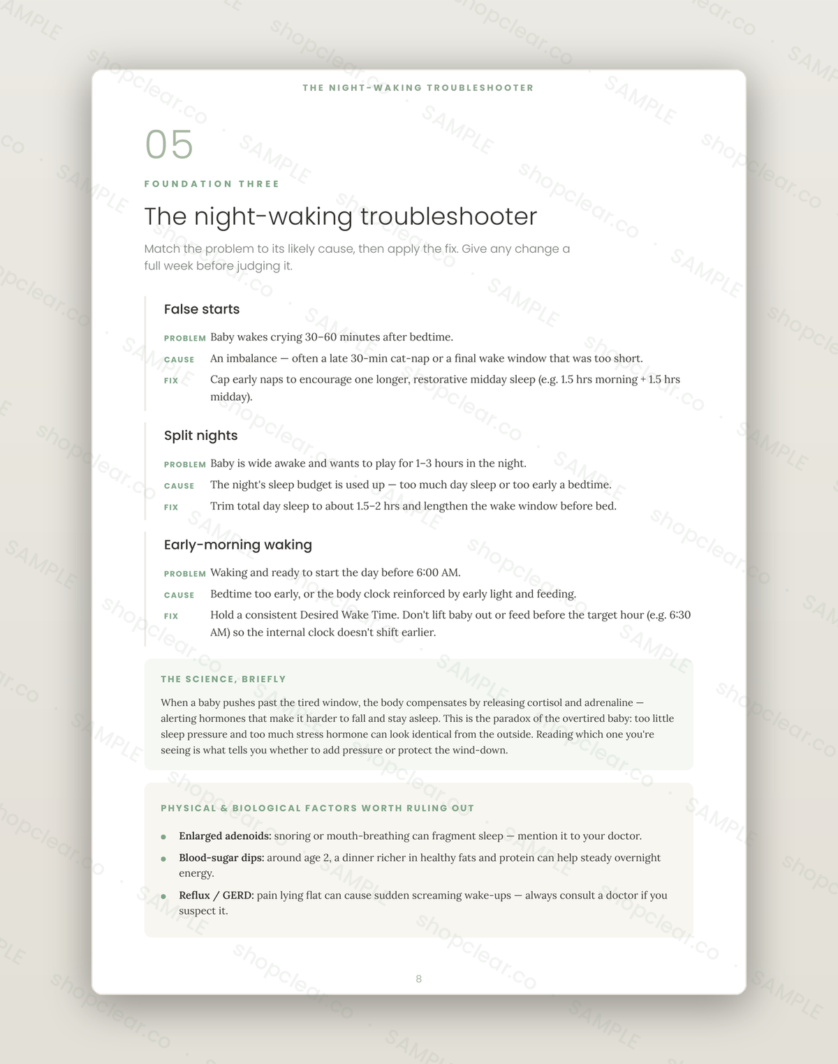 The Night-Waking Troubleshooter